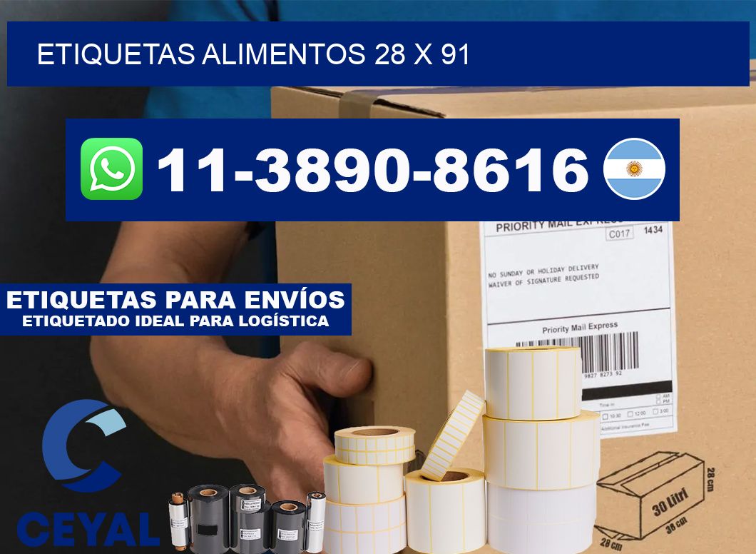 etiquetas alimentos 28 x 91