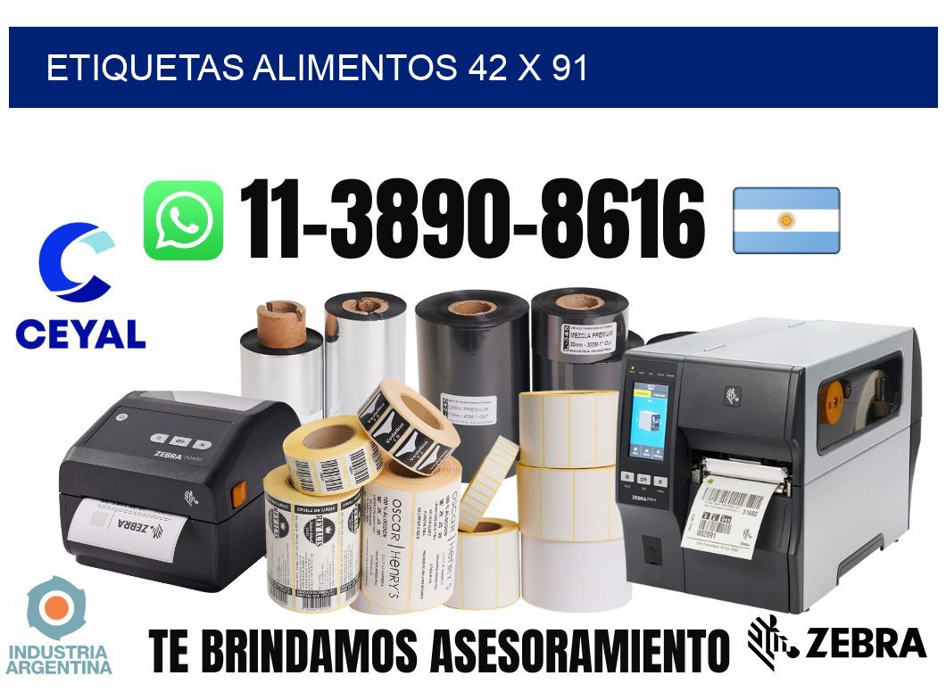etiquetas alimentos 42 x 91