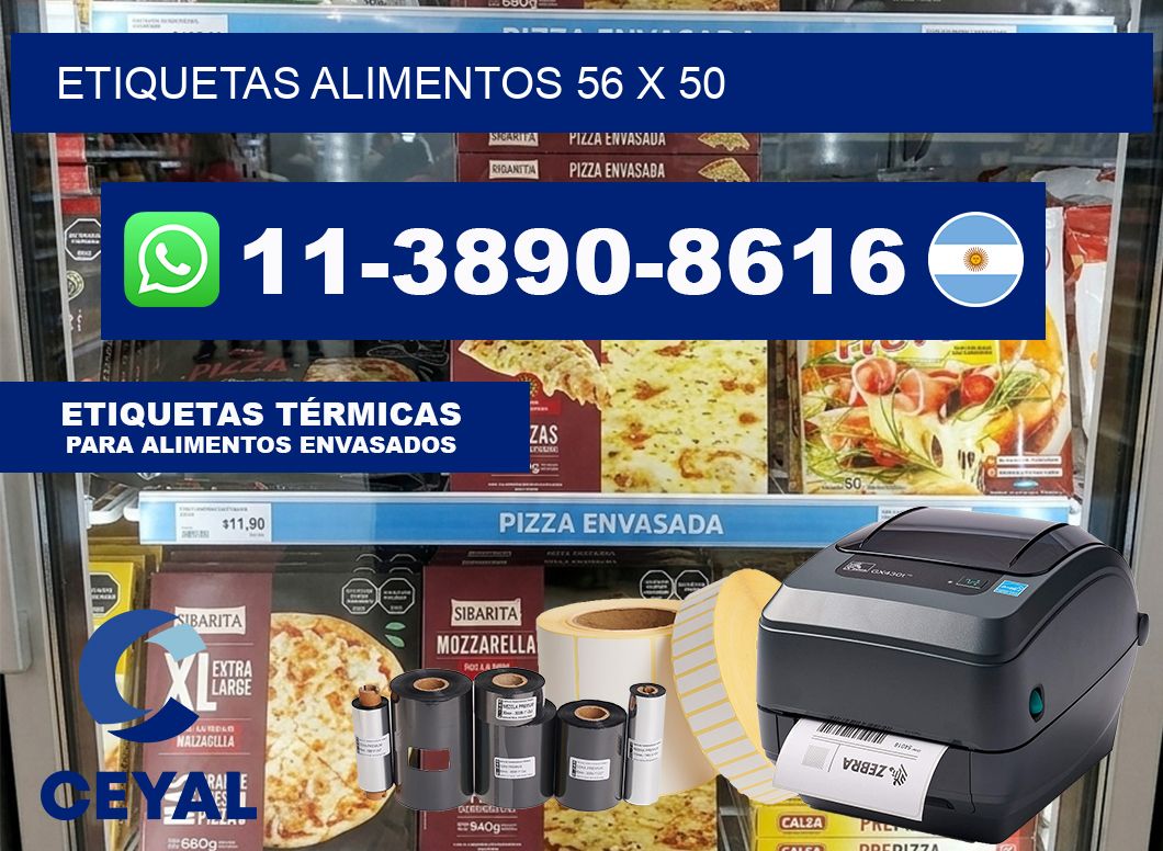 etiquetas alimentos 56 x 50