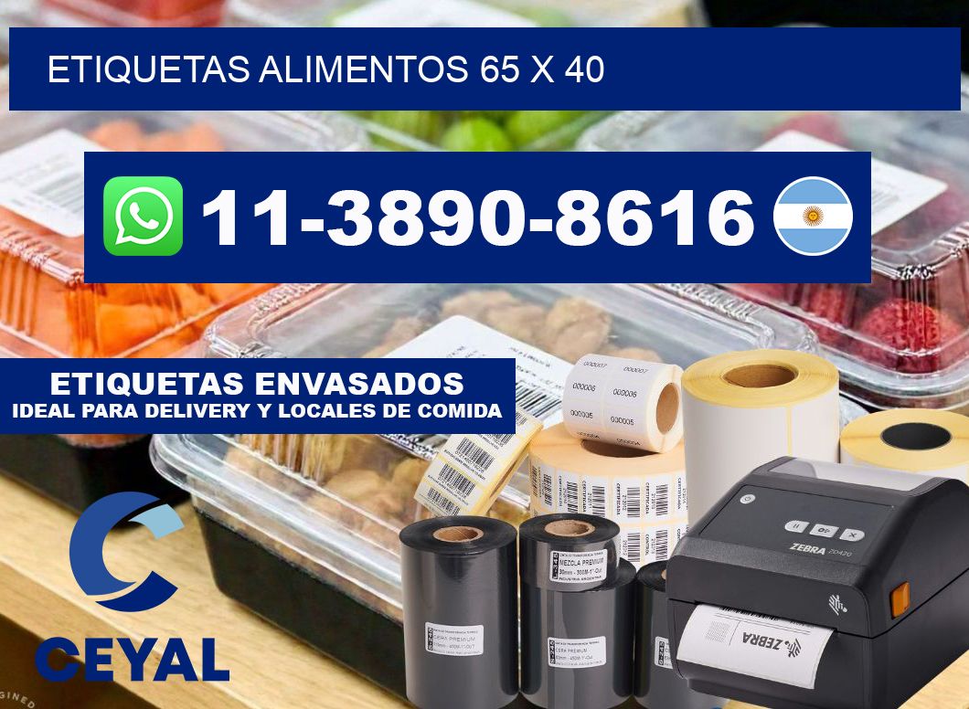 etiquetas alimentos 65 x 40
