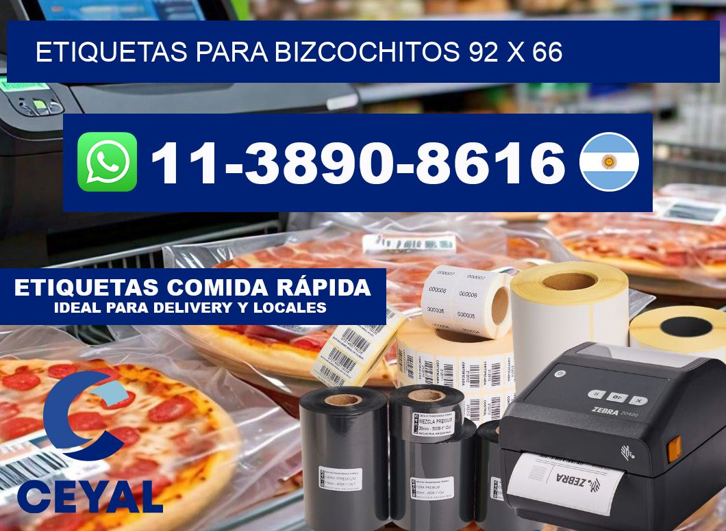 etiquetas para Bizcochitos 92 x 66