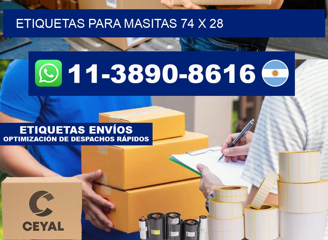 etiquetas para Masitas 74 x 28