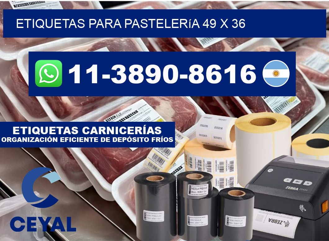 etiquetas para Pastelería 49 x 36