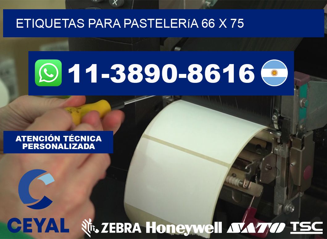 etiquetas para Pastelería 66 x 75