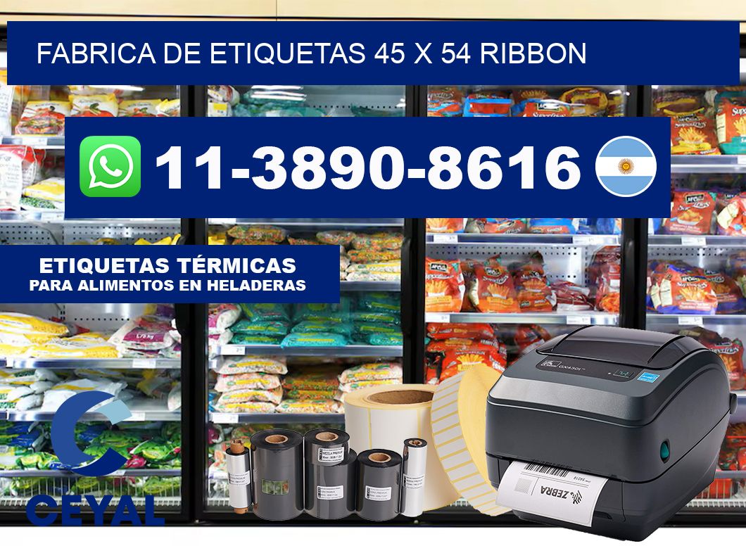 fabrica de etiquetas 45 x 54 ribbon