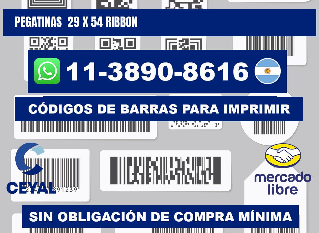pegatinas  29 x 54 ribbon