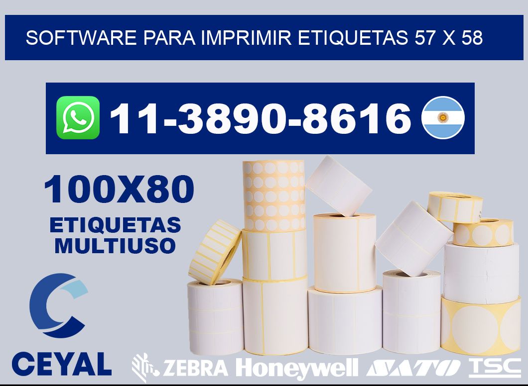 software para imprimir etiquetas 57 x 58