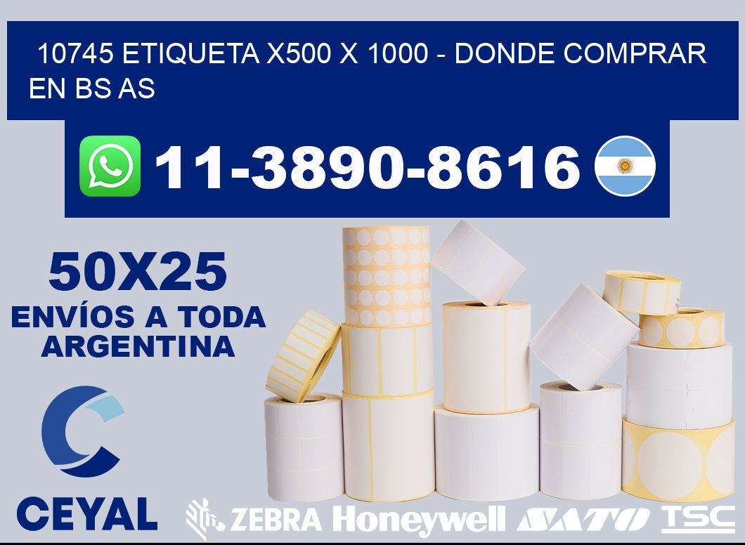 10745 etiqueta x500 x 1000 - Donde Comprar en bs as