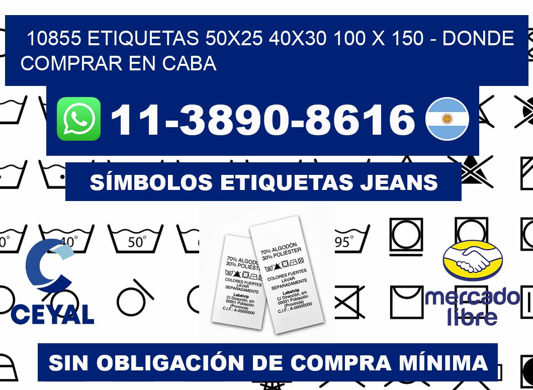 10855 etiquetas 50x25 40x30 100 x 150 - Donde Comprar en Caba