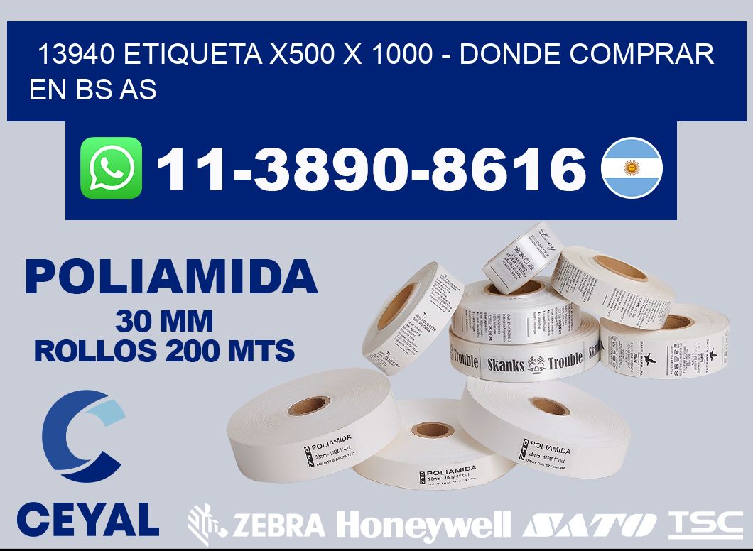 13940 etiqueta x500 x 1000 - Donde Comprar en bs as