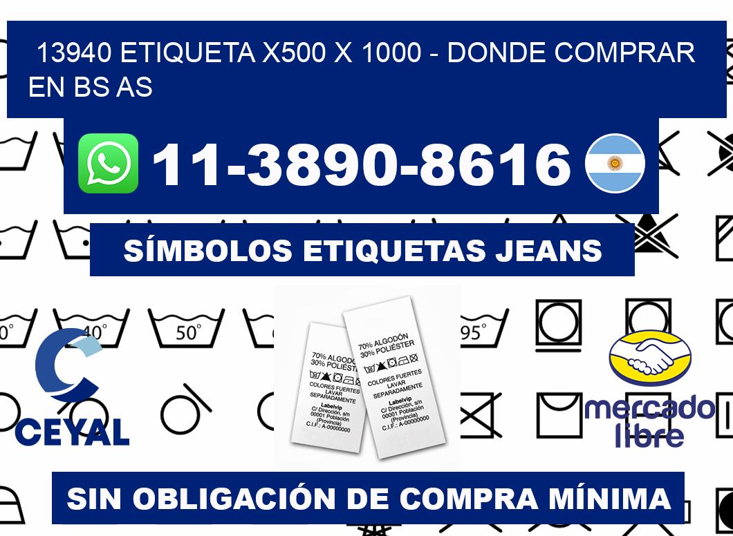 13940 etiqueta x500 x 1000 - Donde Comprar en bs as