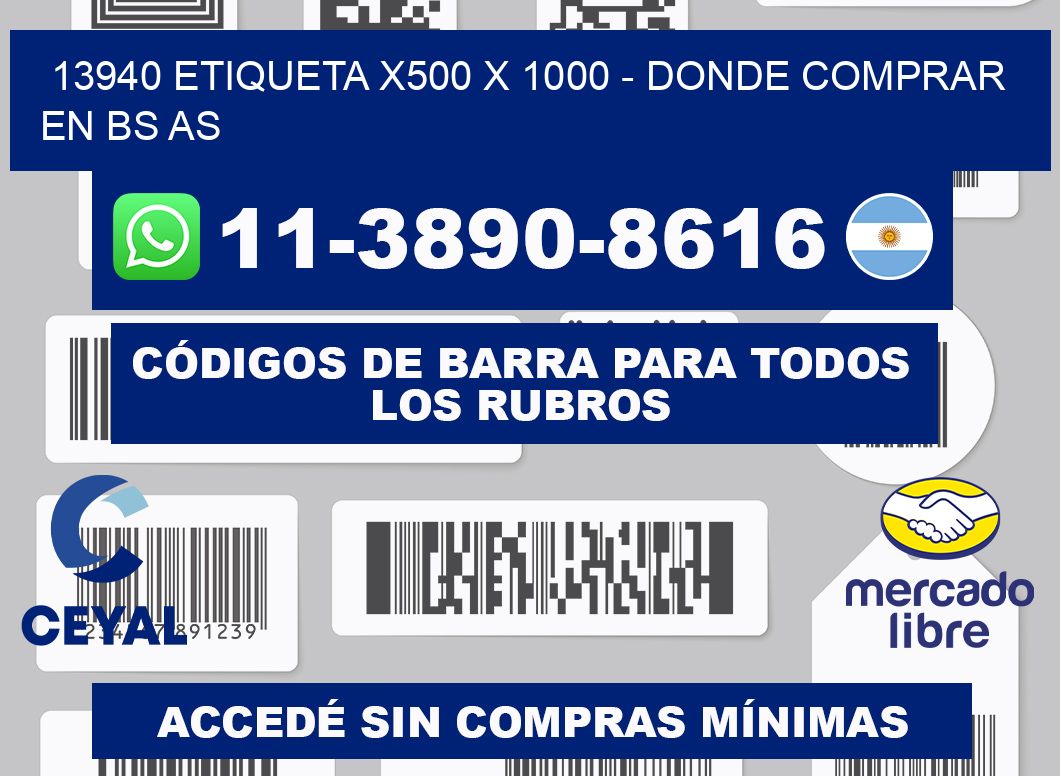13940 etiqueta x500 x 1000 - Donde Comprar en bs as