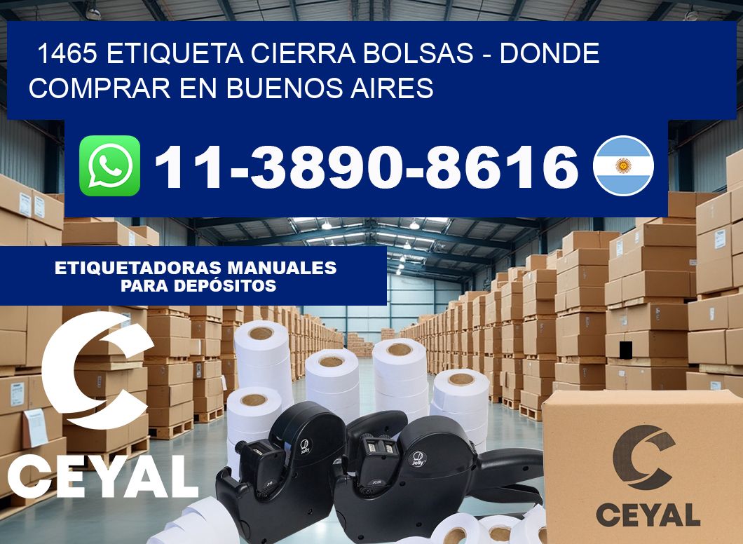 1465 etiqueta Cierra Bolsas – Donde Comprar en Buenos Aires