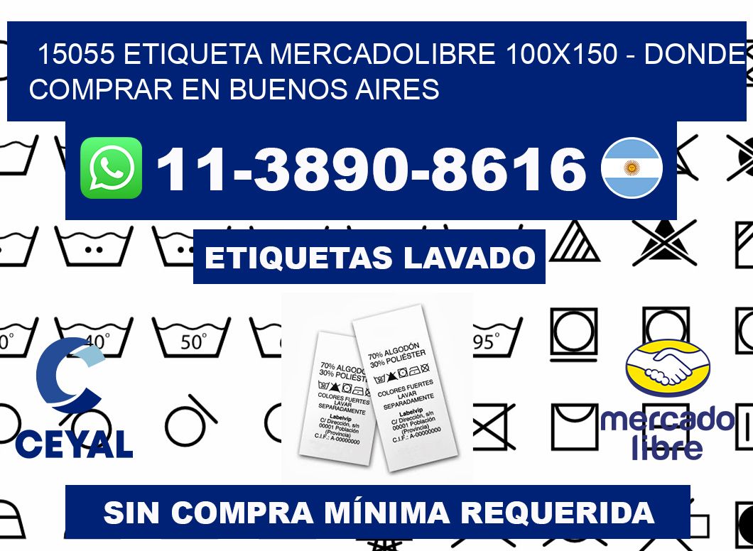 15055 etiqueta MercadoLibre 100x150 - Donde Comprar en Buenos Aires