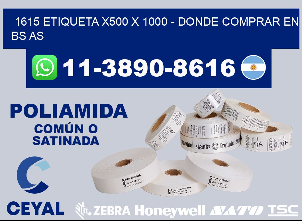 1615 etiqueta x500 x 1000 - Donde Comprar en bs as