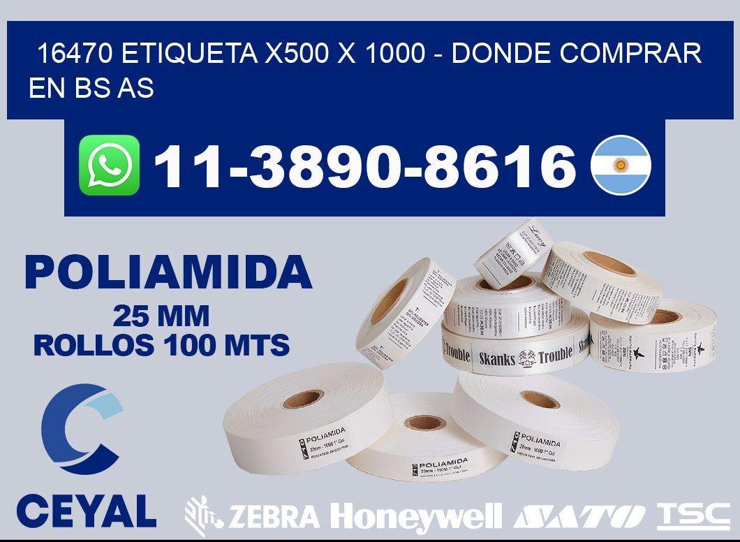 16470 etiqueta x500 x 1000 - Donde Comprar en bs as