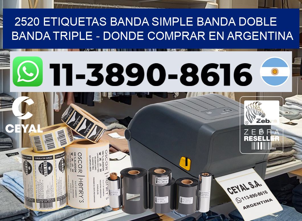 2520 etiquetas banda simple banda doble banda triple – Donde Comprar en Argentina