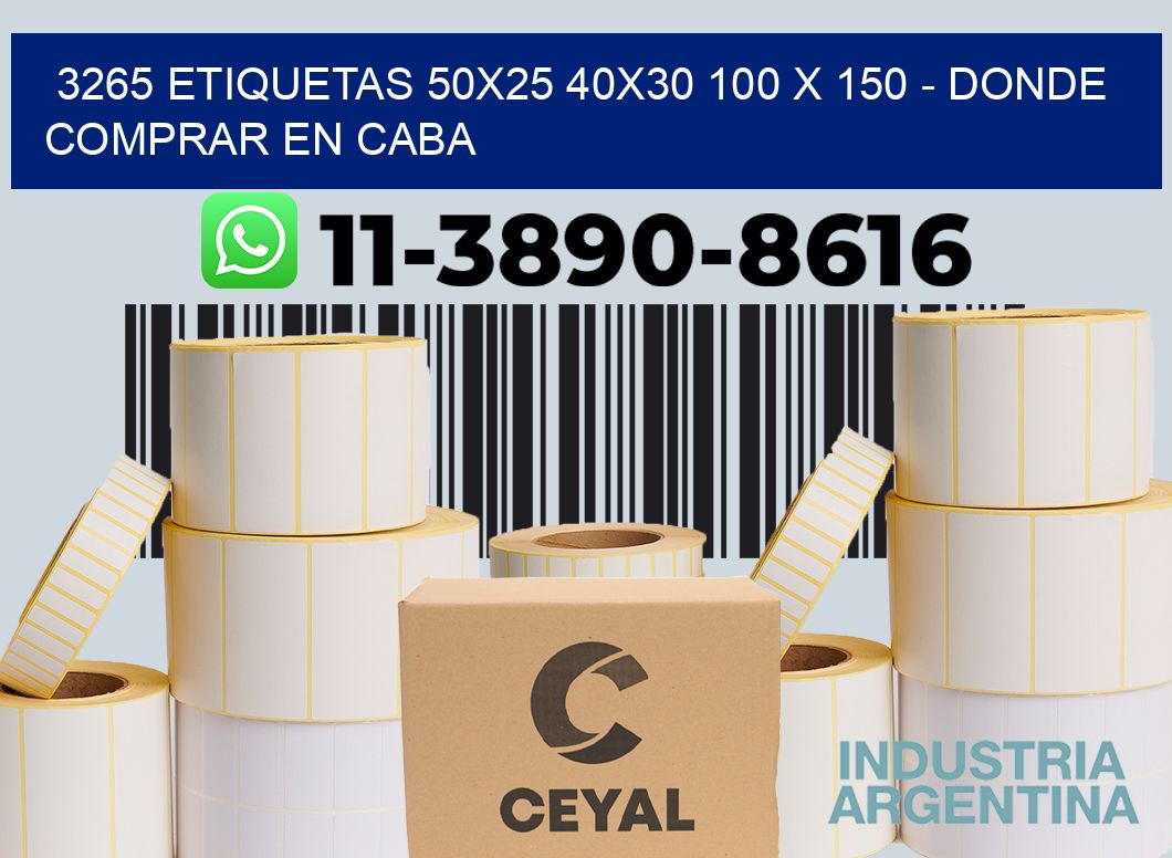 3265 etiquetas 50x25 40x30 100 x 150 - Donde Comprar en Caba