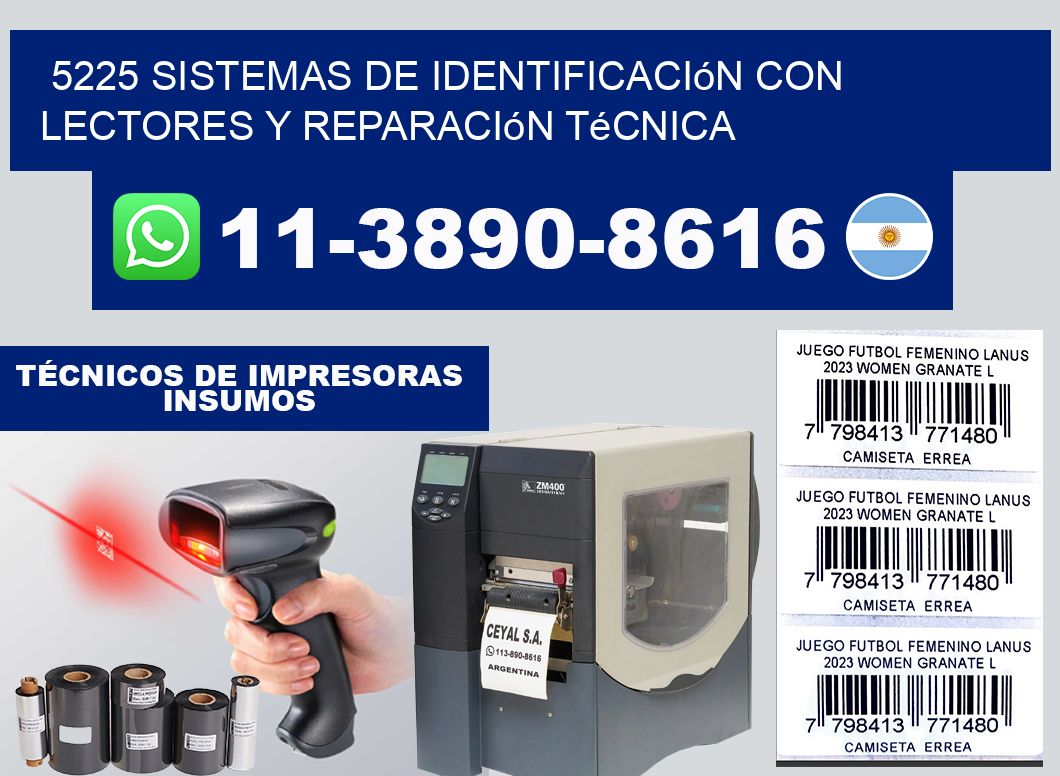5225 Sistemas de Identificación con lectores y Reparación Técnica