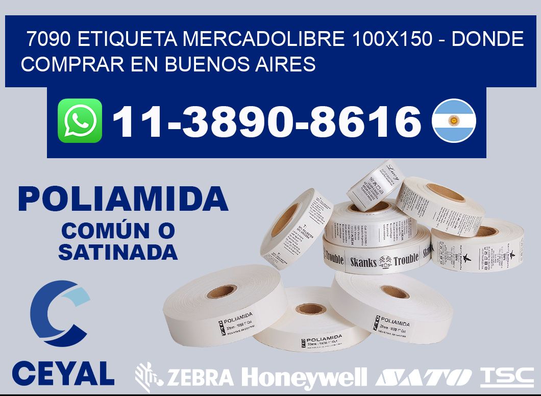 7090 etiqueta MercadoLibre 100x150 - Donde Comprar en Buenos Aires