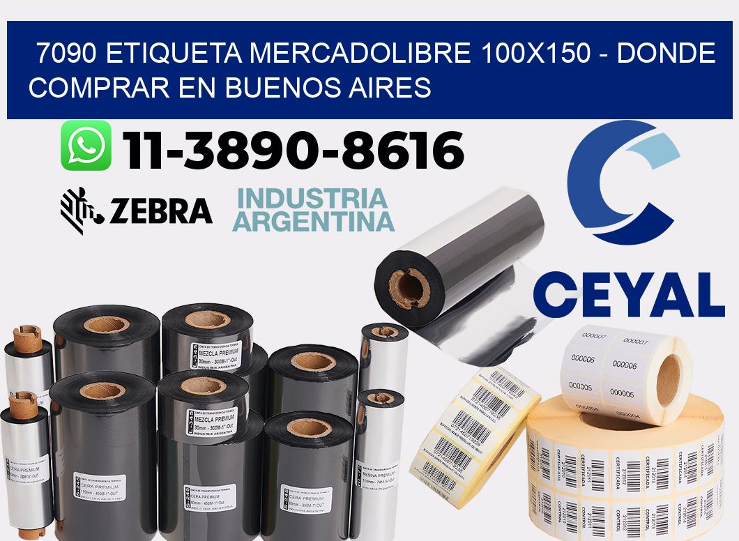 7090 etiqueta MercadoLibre 100x150 - Donde Comprar en Buenos Aires