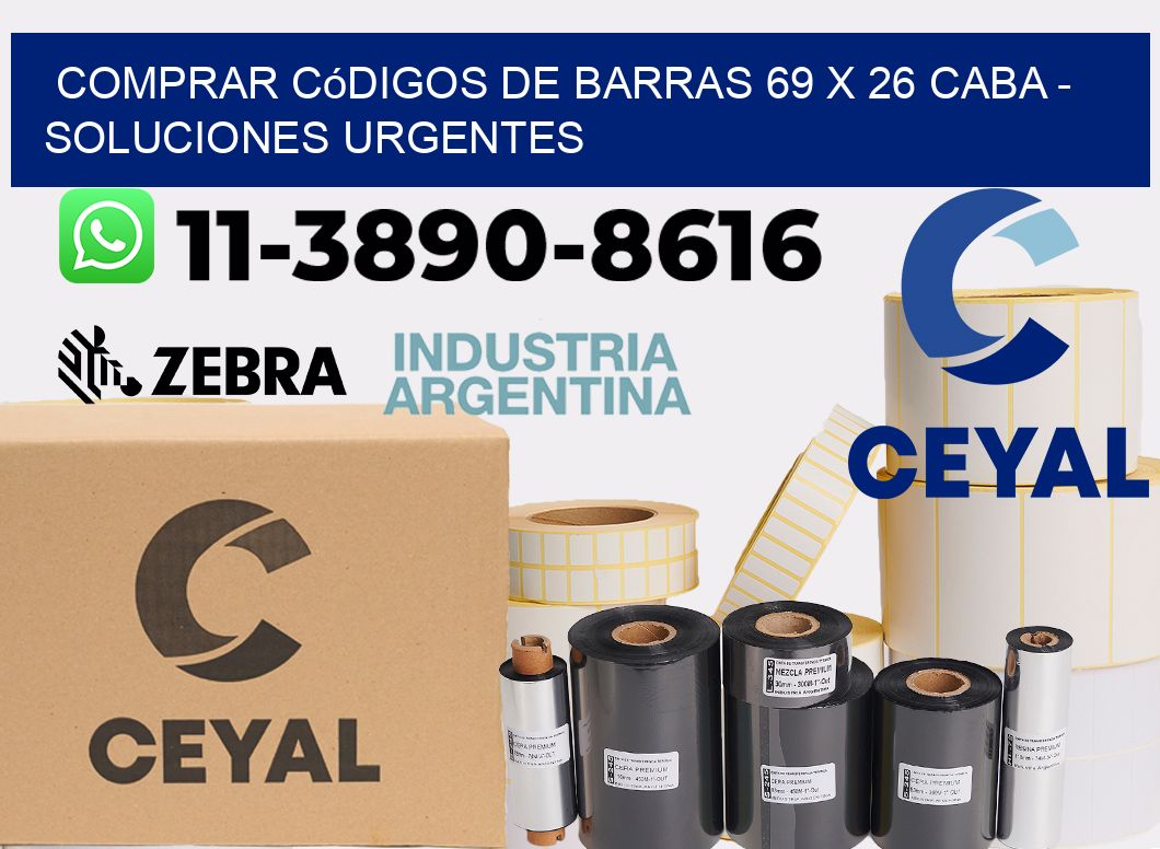 Comprar códigos de barras 69 x 26 CABA - soluciones urgentes