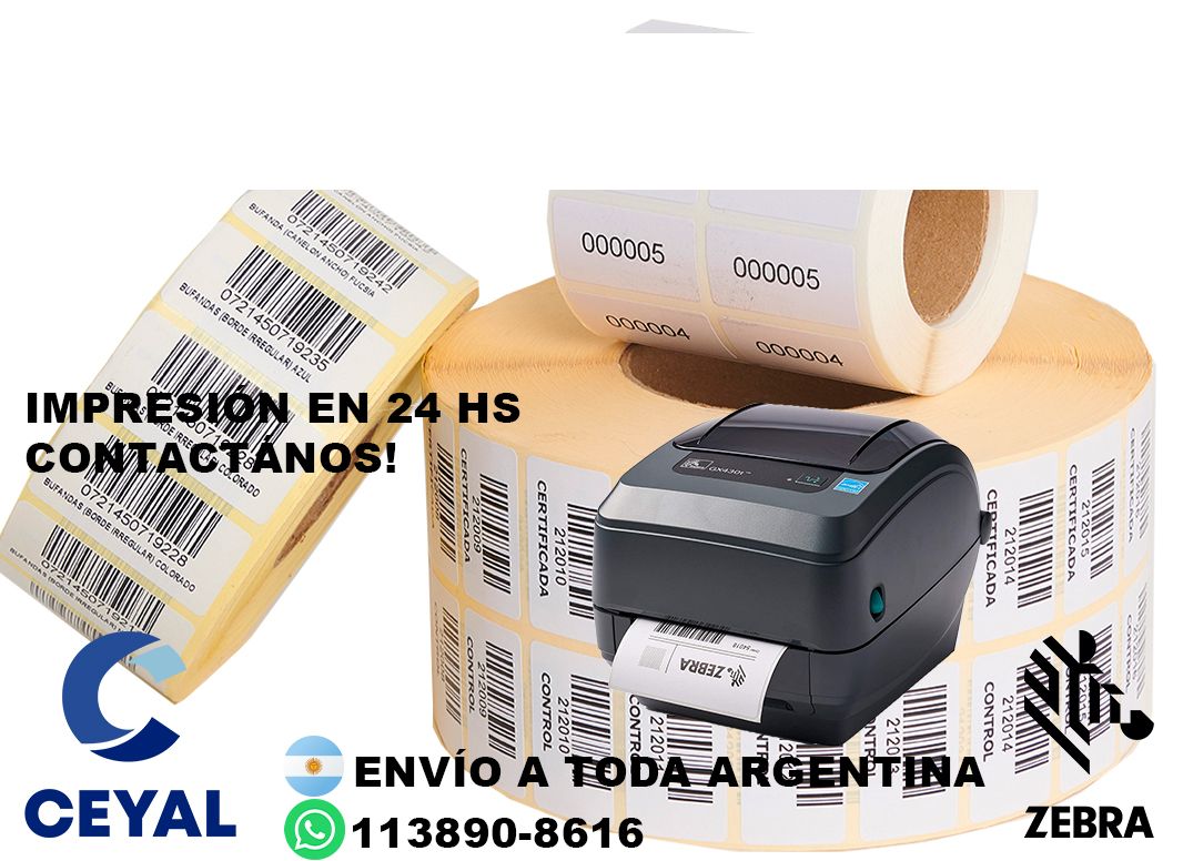 Comprar códigos de barras 86 x 25 CABA - soluciones urgentes