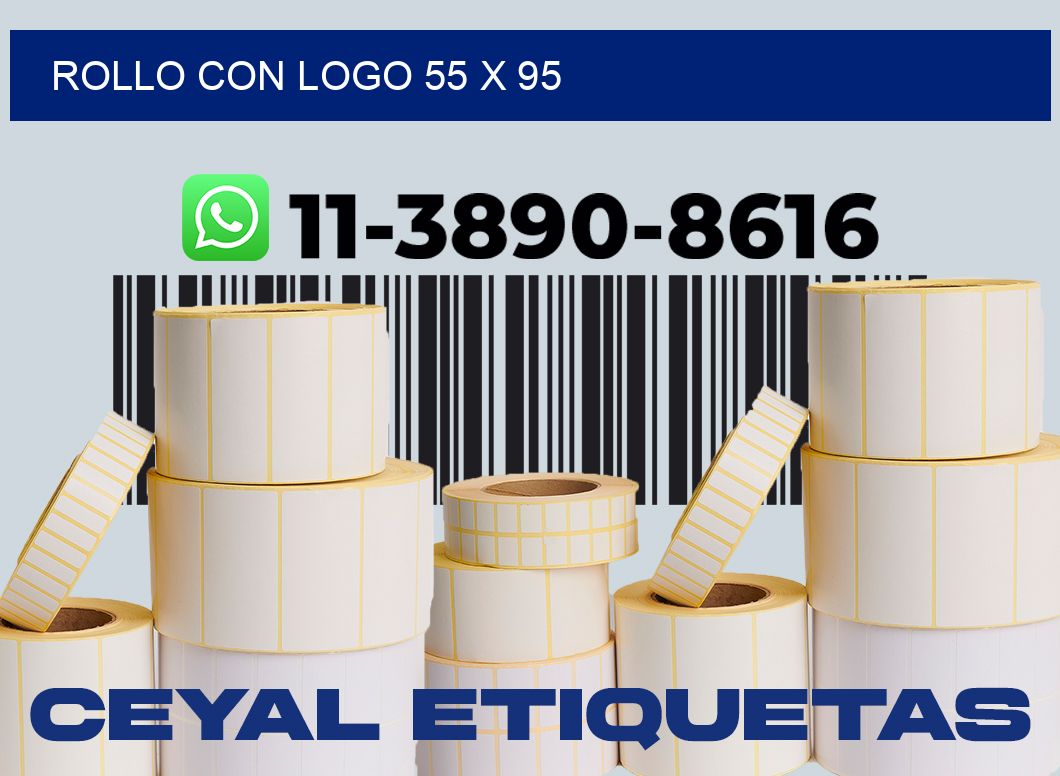 Rollo con logo 55 x 95