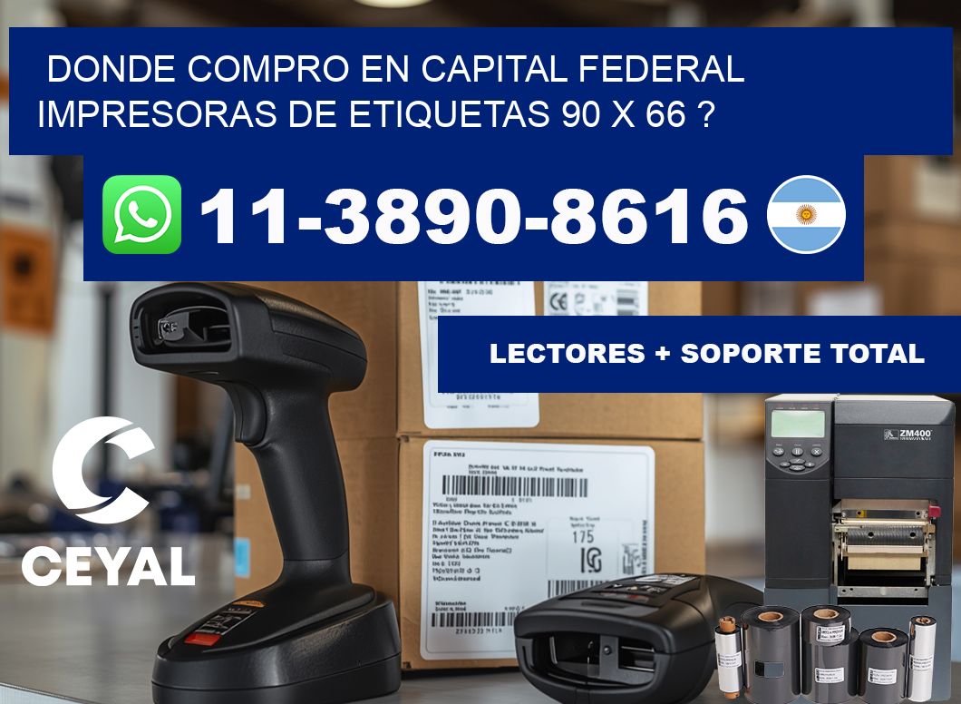 donde compro en capital federal impresoras de etiquetas 90 x 66 ?