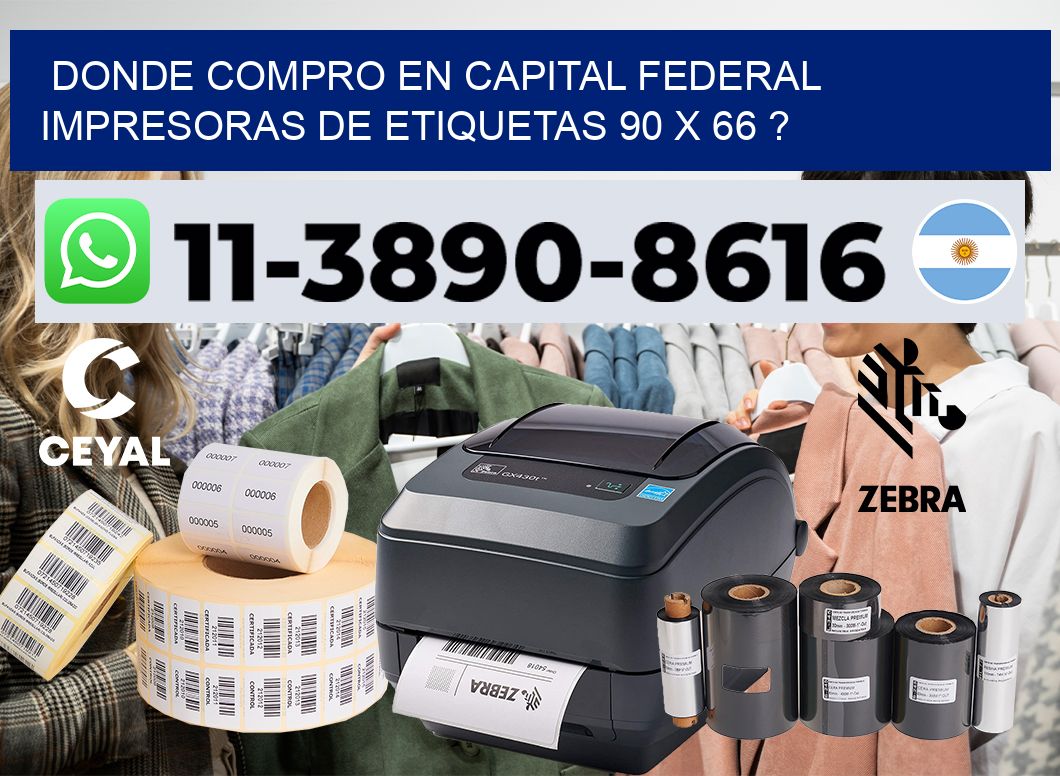 donde compro en capital federal impresoras de etiquetas 90 x 66 ?