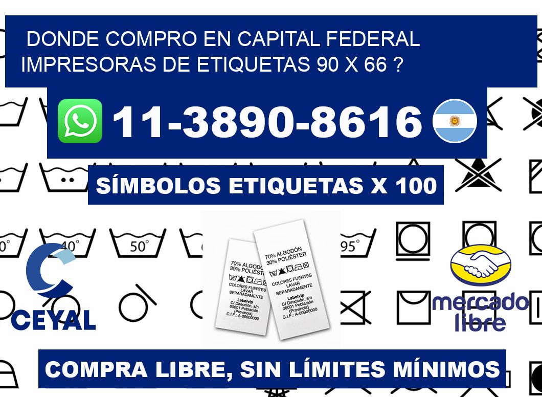 donde compro en capital federal impresoras de etiquetas 90 x 66 ?