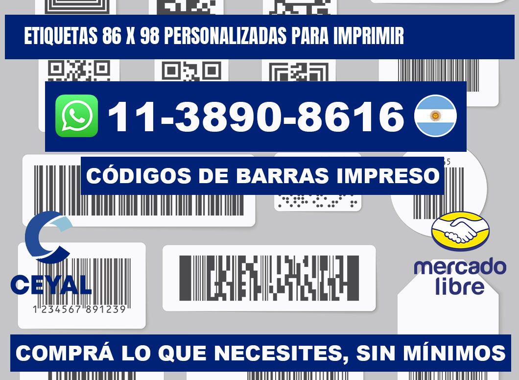 etiquetas 86 x 98 personalizadas para imprimir