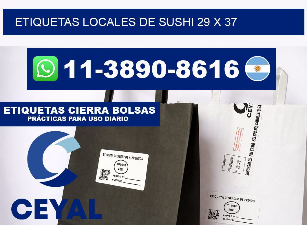 etiquetas locales de sushi 29 x 37