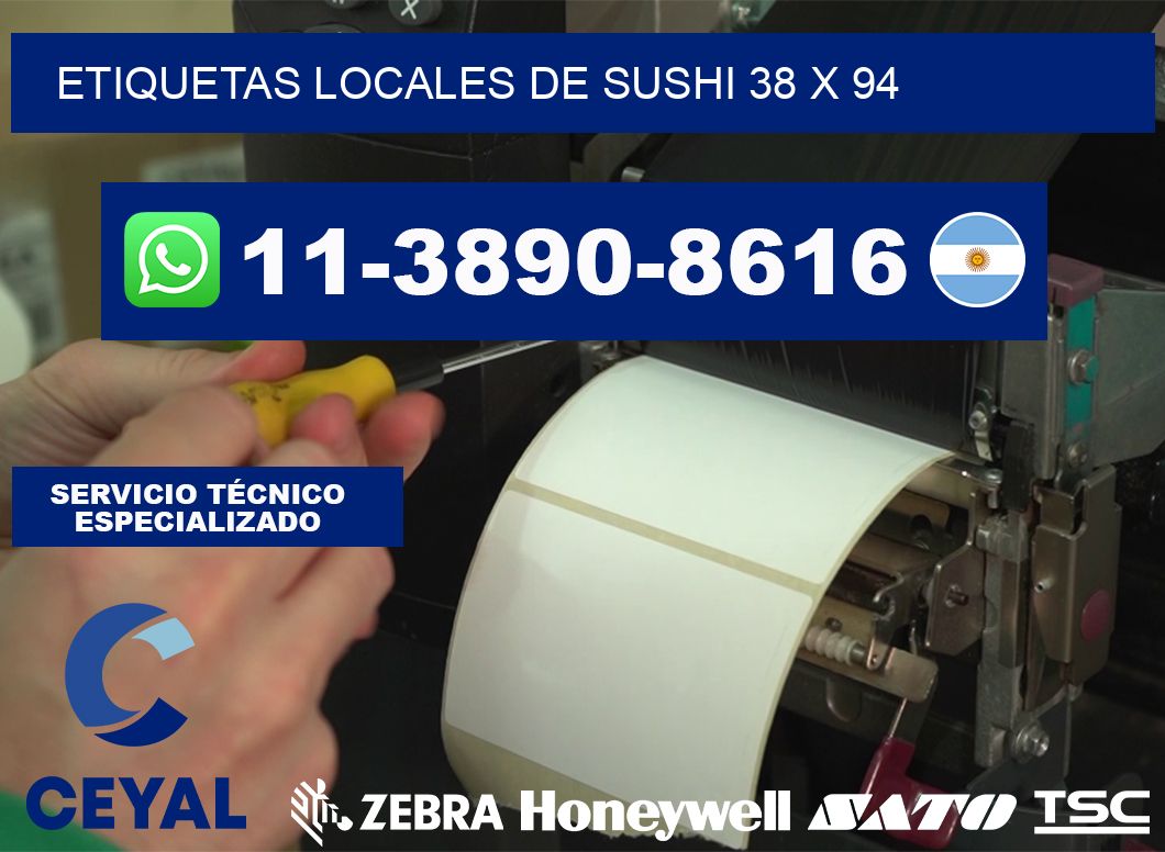 etiquetas locales de sushi 38 x 94
