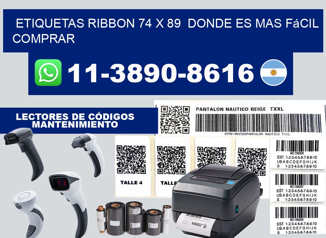 etiquetas ribbon 74 x 89  Donde es mas fácil comprar