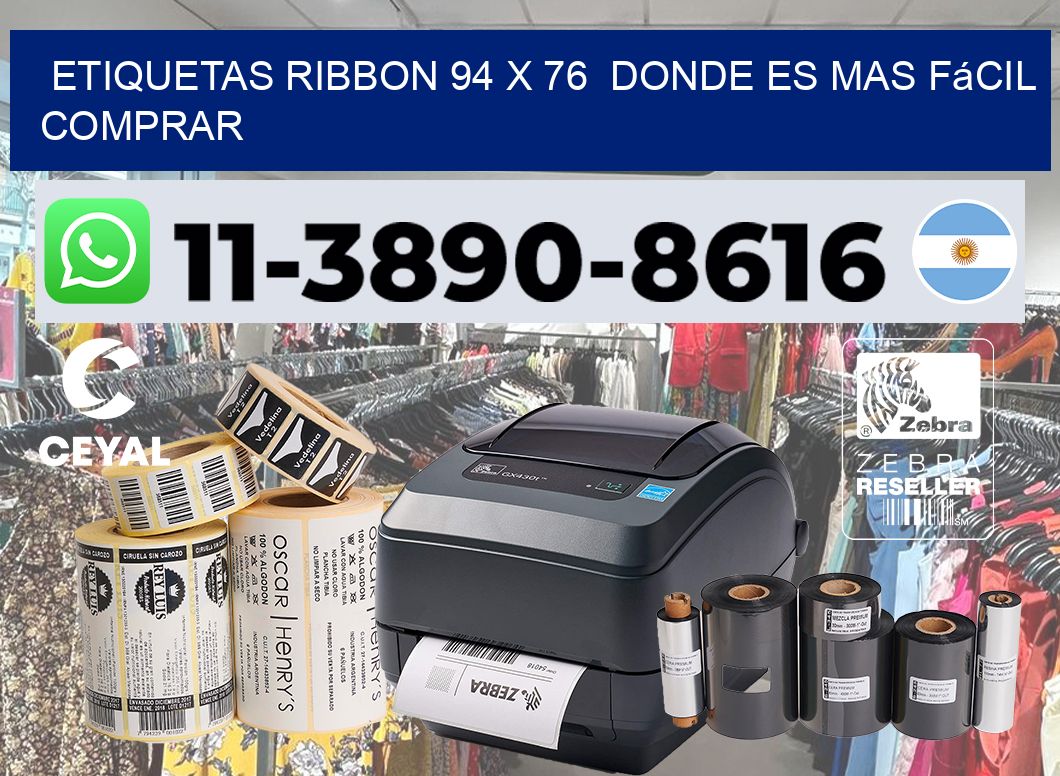 etiquetas ribbon 94 x 76  Donde es mas fácil comprar