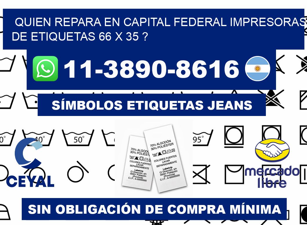 quien repara en capital federal impresoras de etiquetas 66 x 35 ?