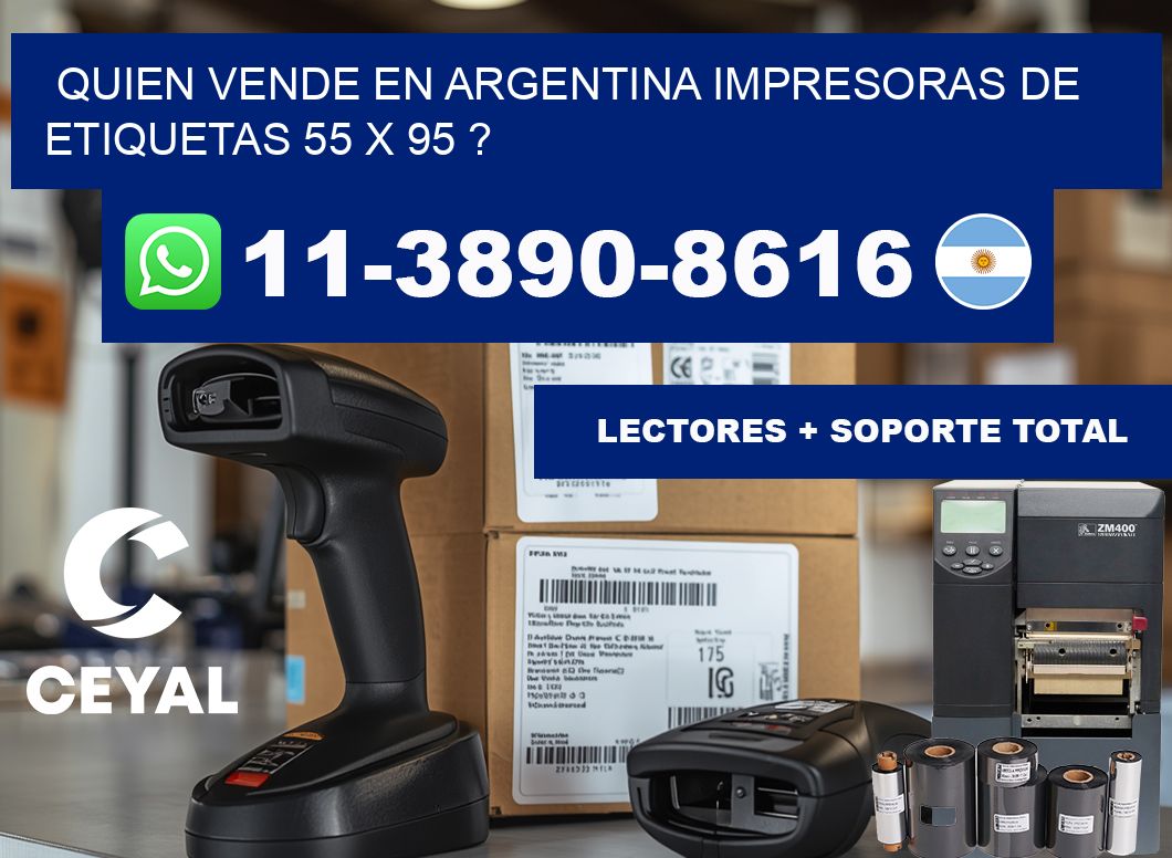 quien vende en argentina impresoras de etiquetas 55 x 95 ?