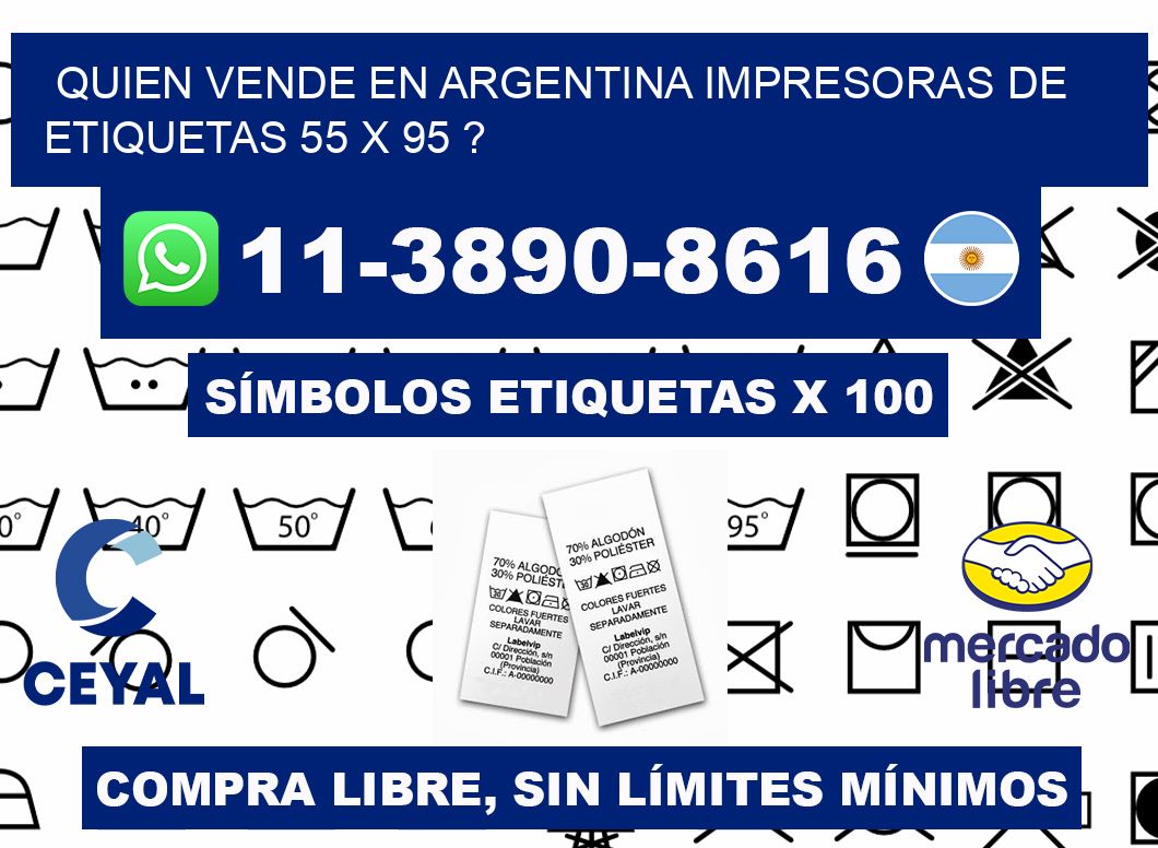 quien vende en argentina impresoras de etiquetas 55 x 95 ?