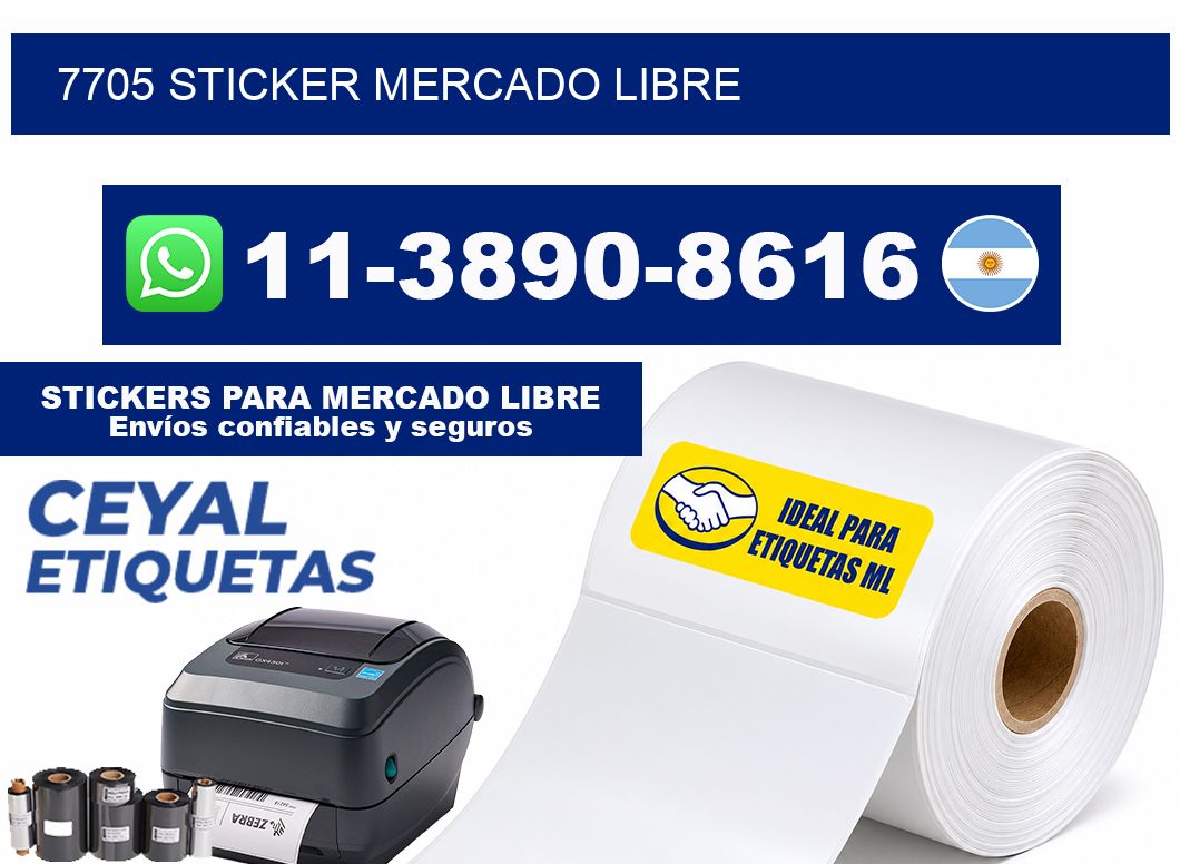 7705 sticker mercado libre