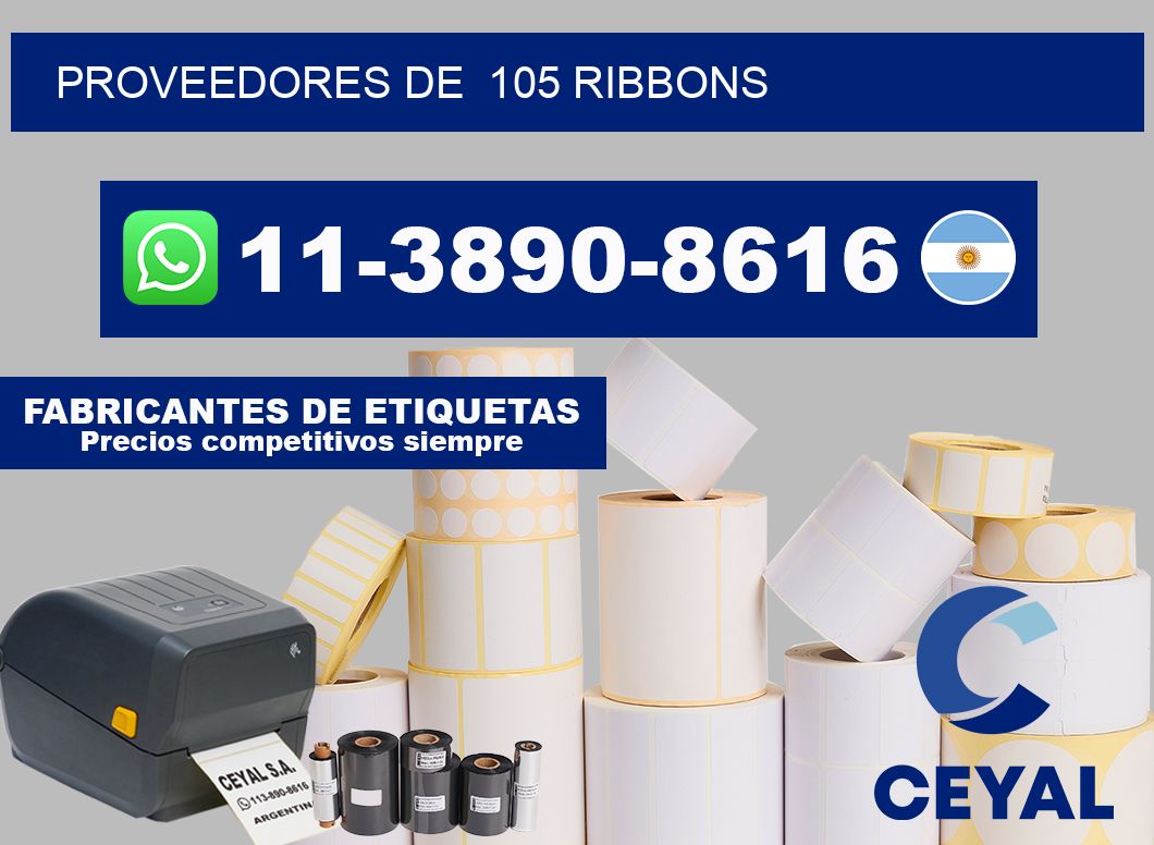 Proveedores de  105 ribbons