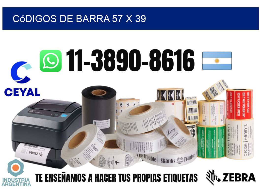 códigos de barra 57 x 39