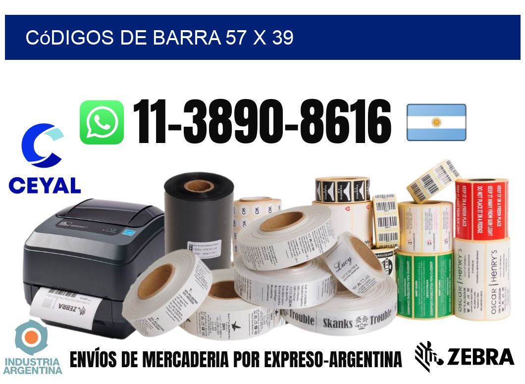 códigos de barra 57 x 39