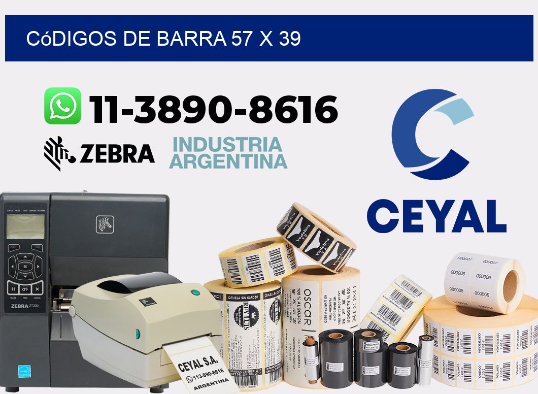 códigos de barra 57 x 39