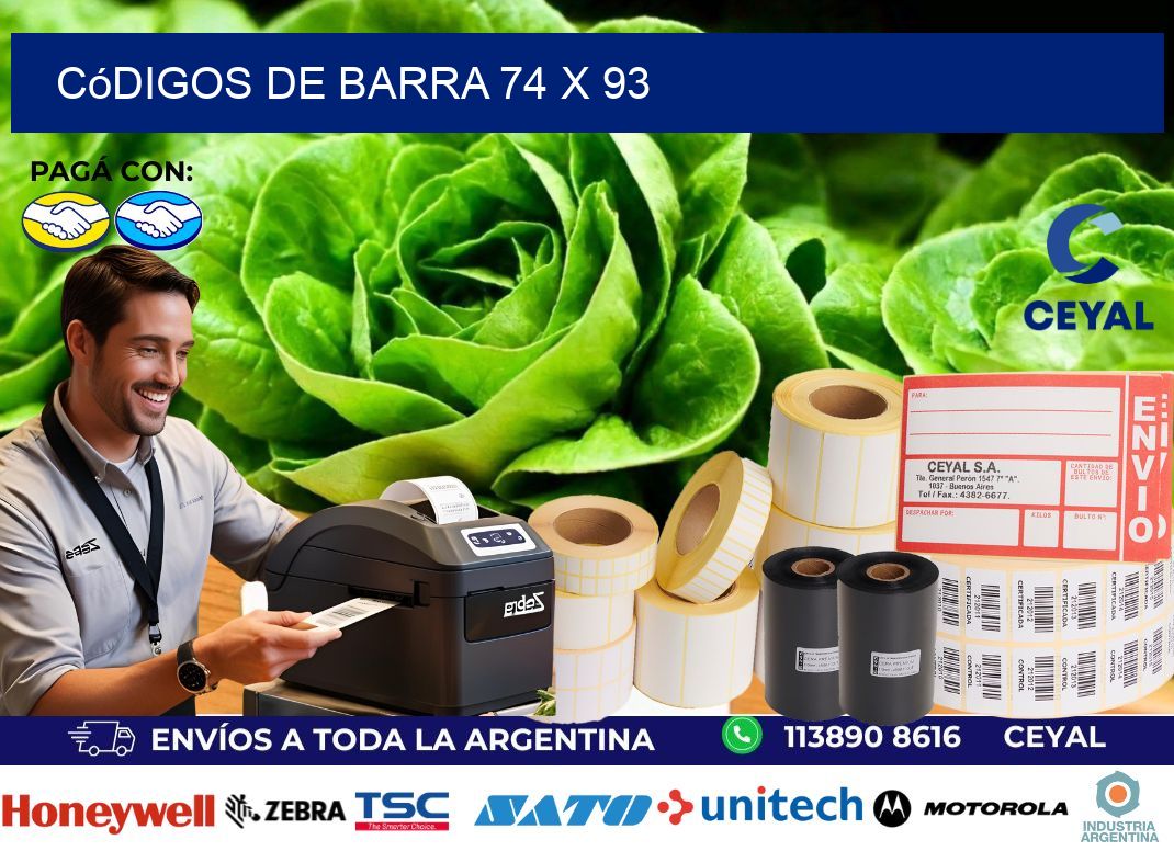 códigos de barra 74 x 93