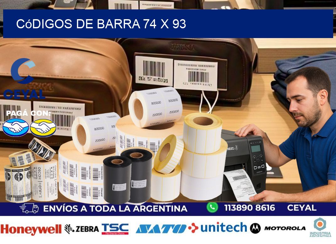 códigos de barra 74 x 93
