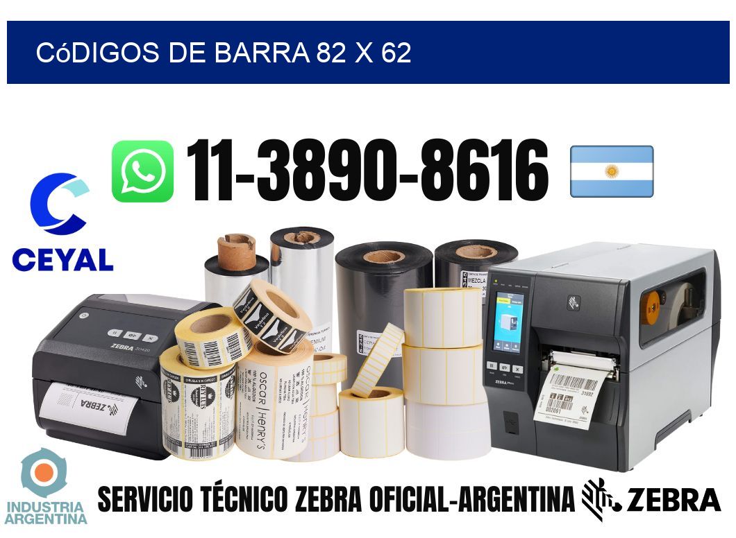 códigos de barra 82 x 62