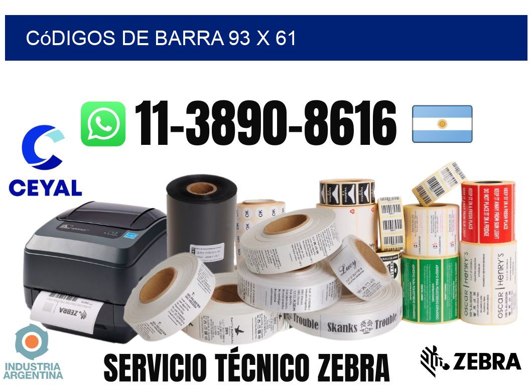 códigos de barra 93 x 61