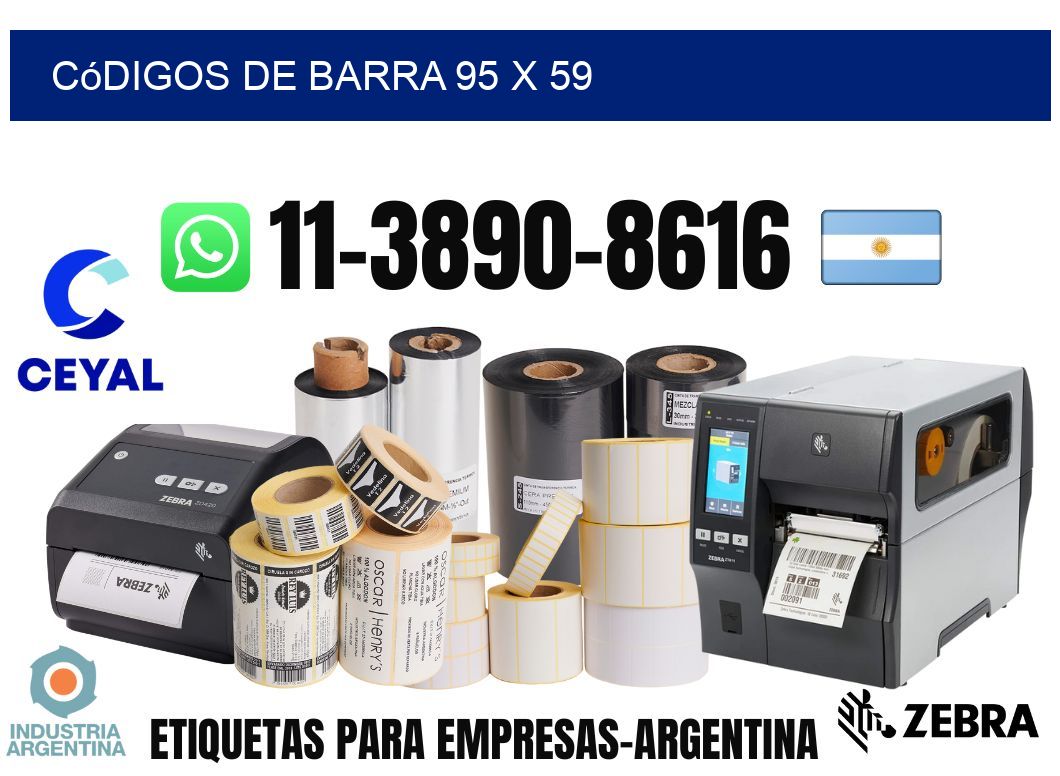 códigos de barra 95 x 59