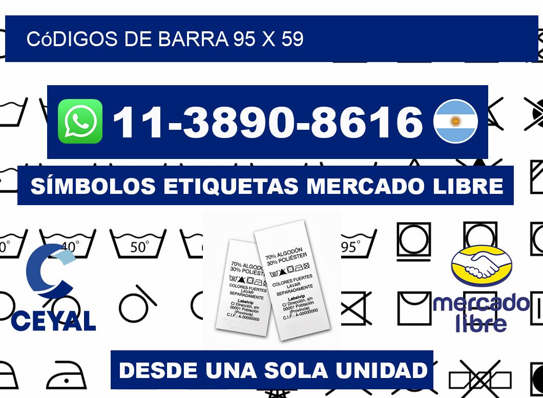 códigos de barra 95 x 59